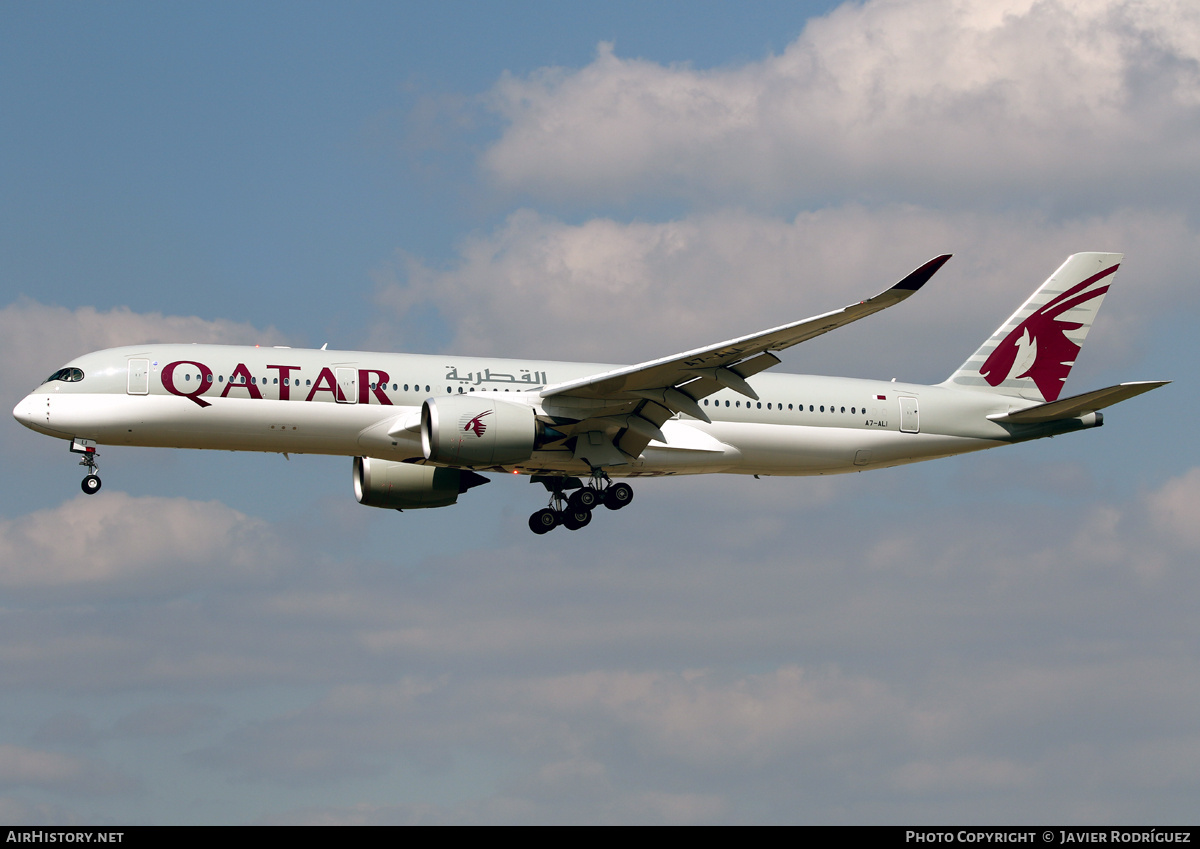 Aircraft Photo of A7-ALI | Airbus A350-941 | Qatar Airways | AirHistory.net #727038