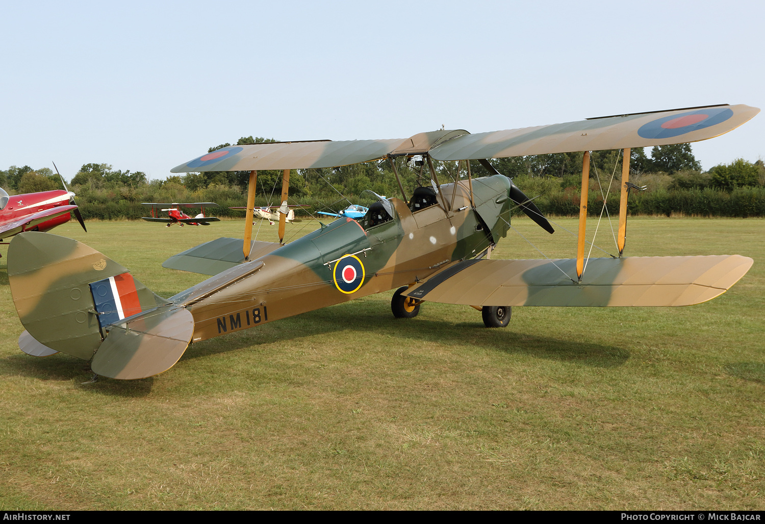 Aircraft Photo of G-AZGZ / NM181 | De Havilland D.H. 82A Tiger Moth | UK - Air Force | AirHistory.net #727129