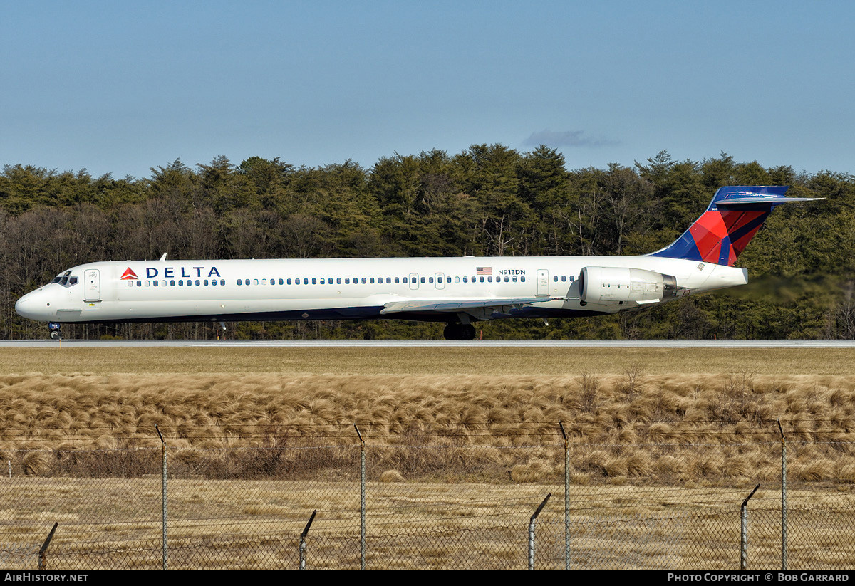 Aircraft Photo of N913DN | McDonnell Douglas MD-90-30 | Delta Air Lines | AirHistory.net #727139
