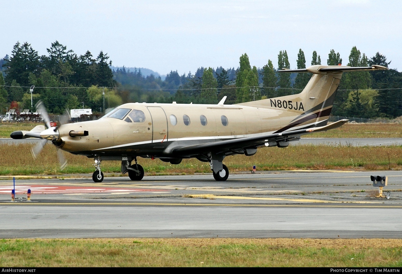 Aircraft Photo of N805JA | Pilatus PC-12/47 | PvtAir | AirHistory.net #727141