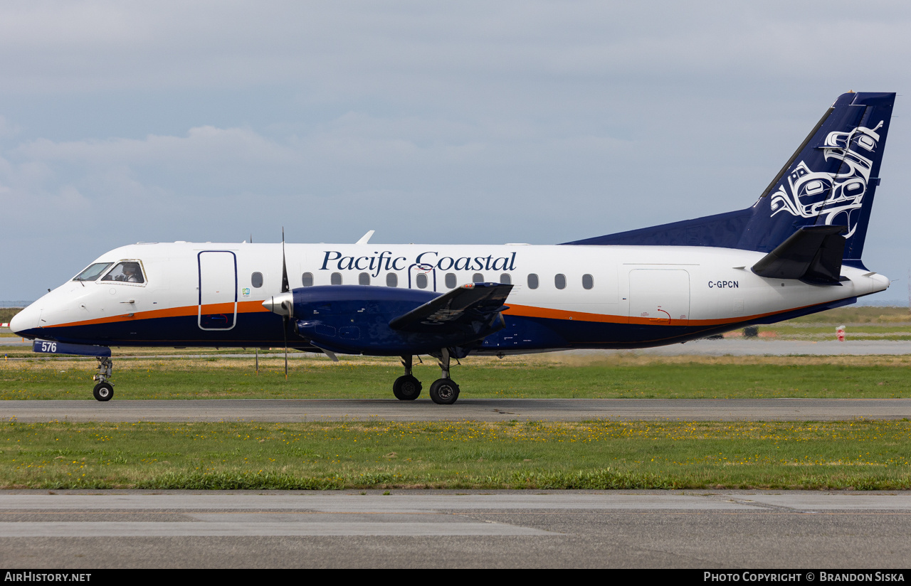 Aircraft Photo of C-GPCN | Saab 340B | Pacific Coastal Airlines | AirHistory.net #727142