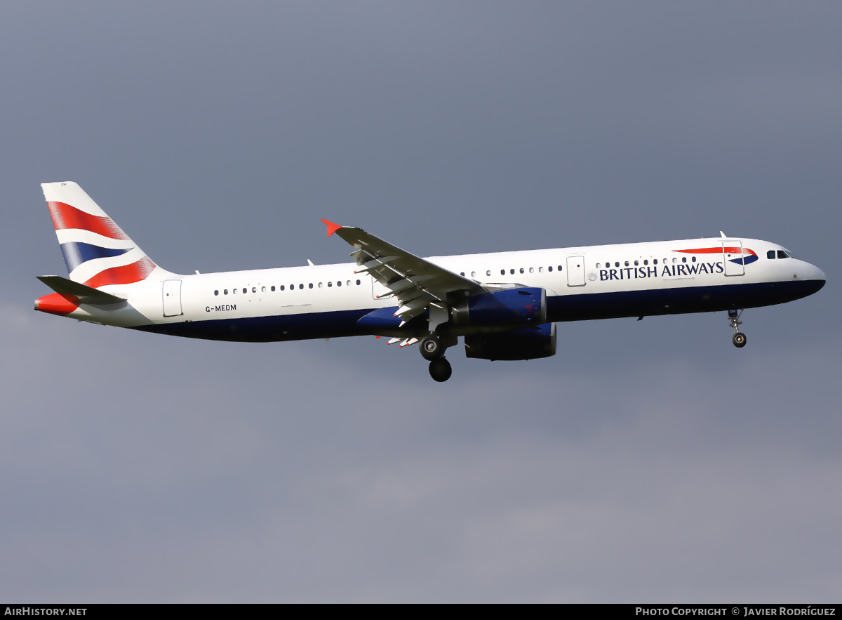 Aircraft Photo of G-MEDM | Airbus A321-231 | British Airways | AirHistory.net #727163