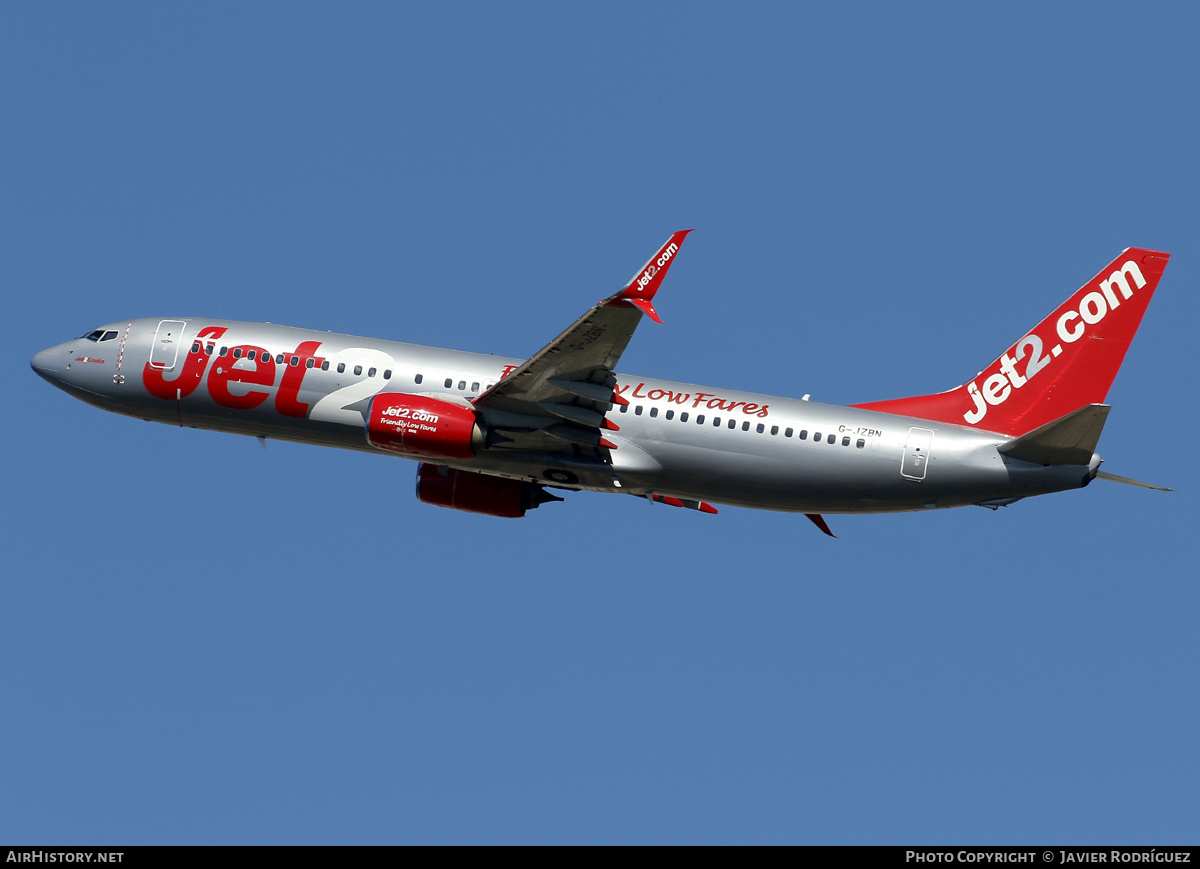 Aircraft Photo of G-JZBN | Boeing 737-800 | Jet2 | AirHistory.net #727171