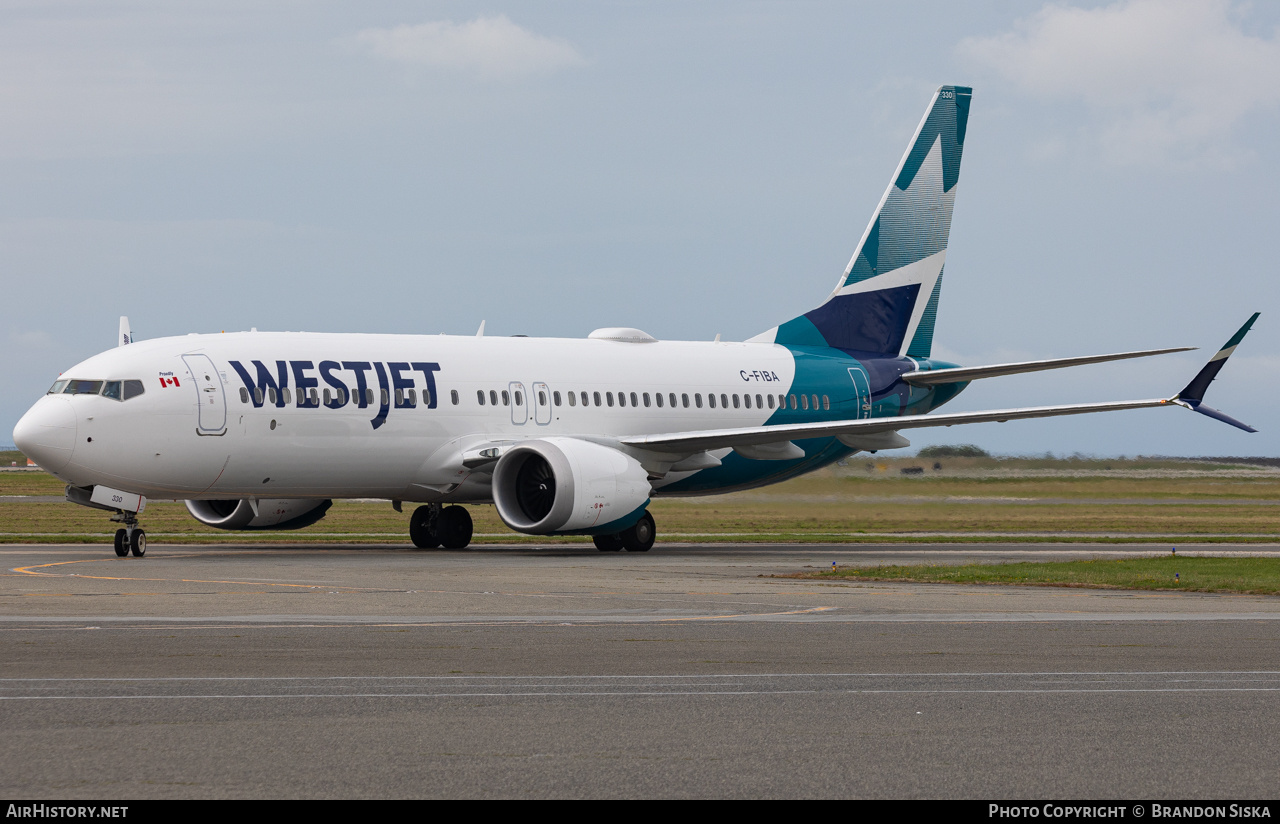 Aircraft Photo of C-FIBA | Boeing 737-8 Max 8 | WestJet | AirHistory.net #727172