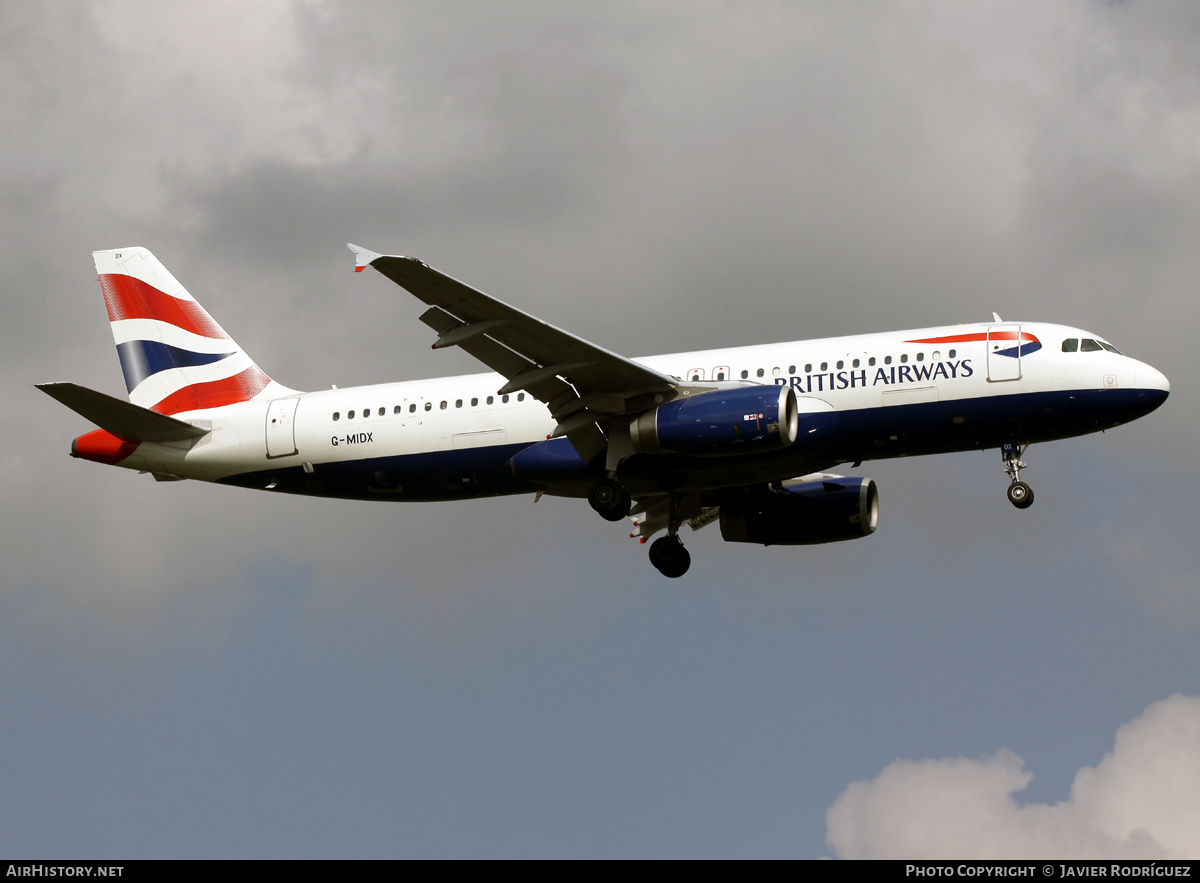 Aircraft Photo of G-MIDX | Airbus A320-232 | British Airways | AirHistory.net #727213