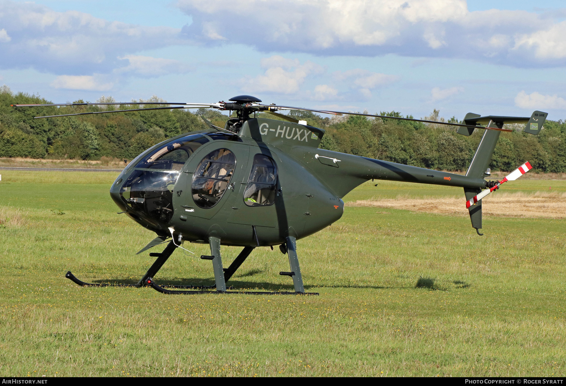 Aircraft Photo of G-HUXX | MD Helicopters MD-500E (369E) | AirHistory.net #727252