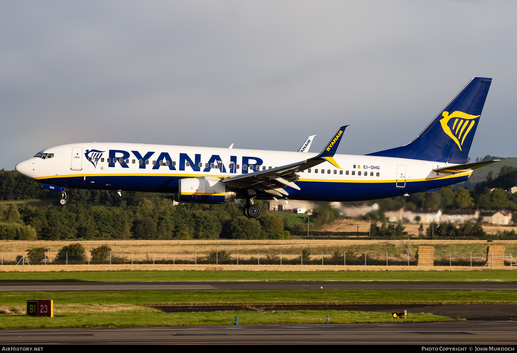 Aircraft Photo of EI-DHG | Boeing 737-8AS | Ryanair | AirHistory.net #727267