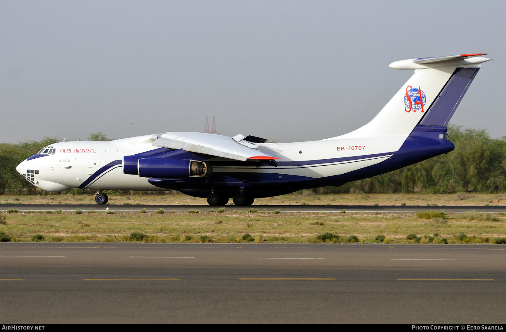 Aircraft Photo of EK-76707 | Ilyushin Il-76TD | South Airlines | AirHistory.net #727268