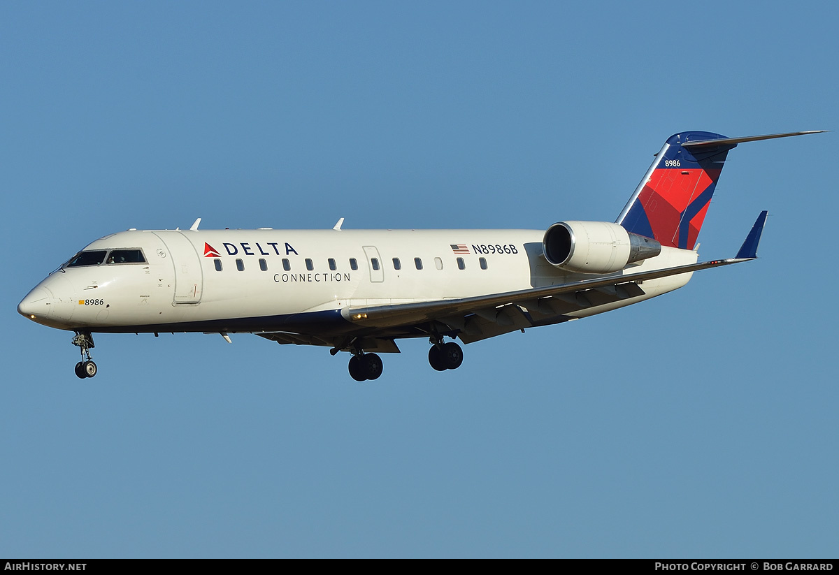 Aircraft Photo of N8986B | Bombardier CRJ-200LR (CL-600-2B19) | Delta Connection | AirHistory.net #727283