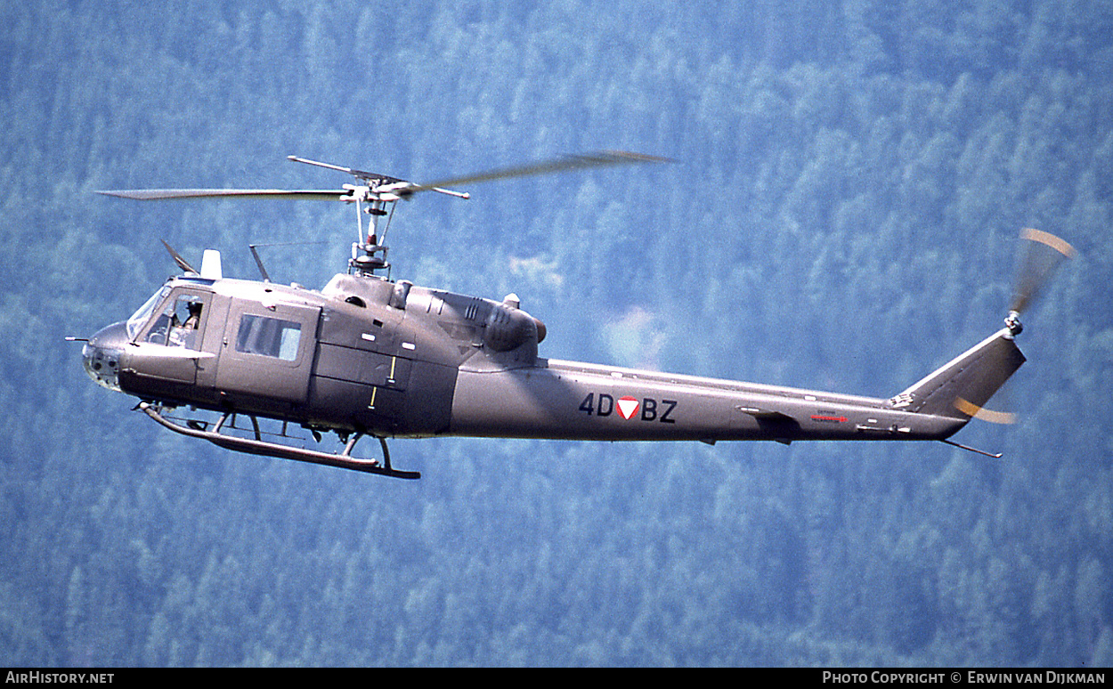 Aircraft Photo of 4D-BZ | Agusta AB-204B | Austria - Air Force | AirHistory.net #727305