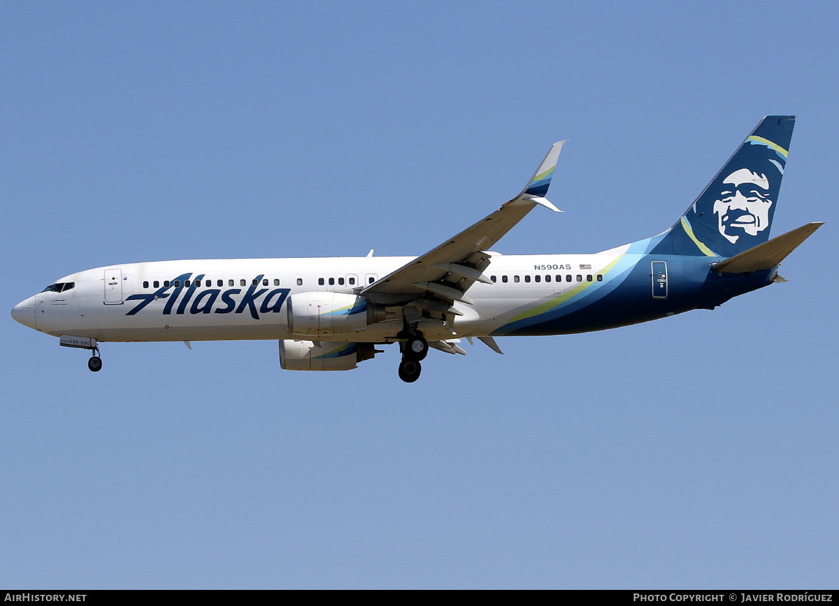 Aircraft Photo of N590AS | Boeing 737-890 | Alaska Airlines | AirHistory.net #727326