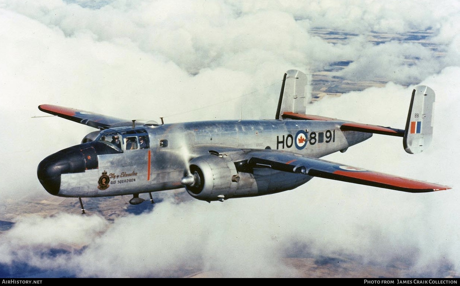 Aircraft Photo of 891 | North American B-25D Mitchell IIP | Canada - Air Force | AirHistory.net #727328