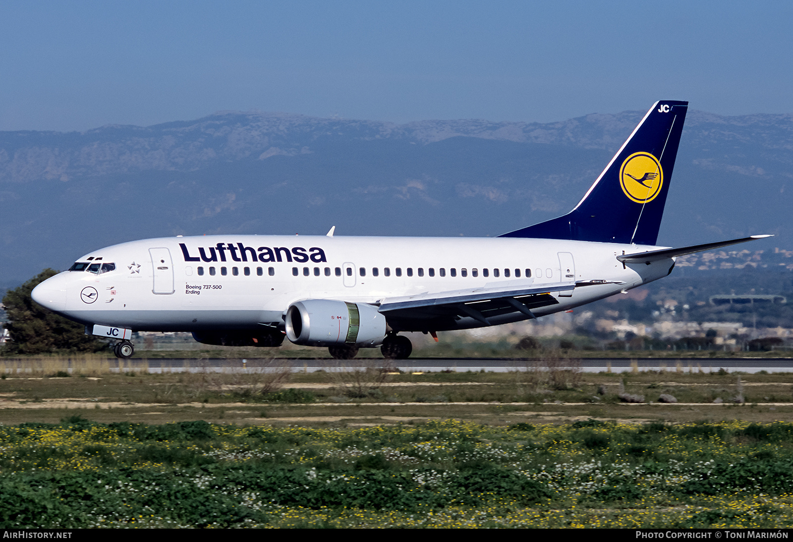 Aircraft Photo of D-ABJC | Boeing 737-530 | Lufthansa | AirHistory.net #727354