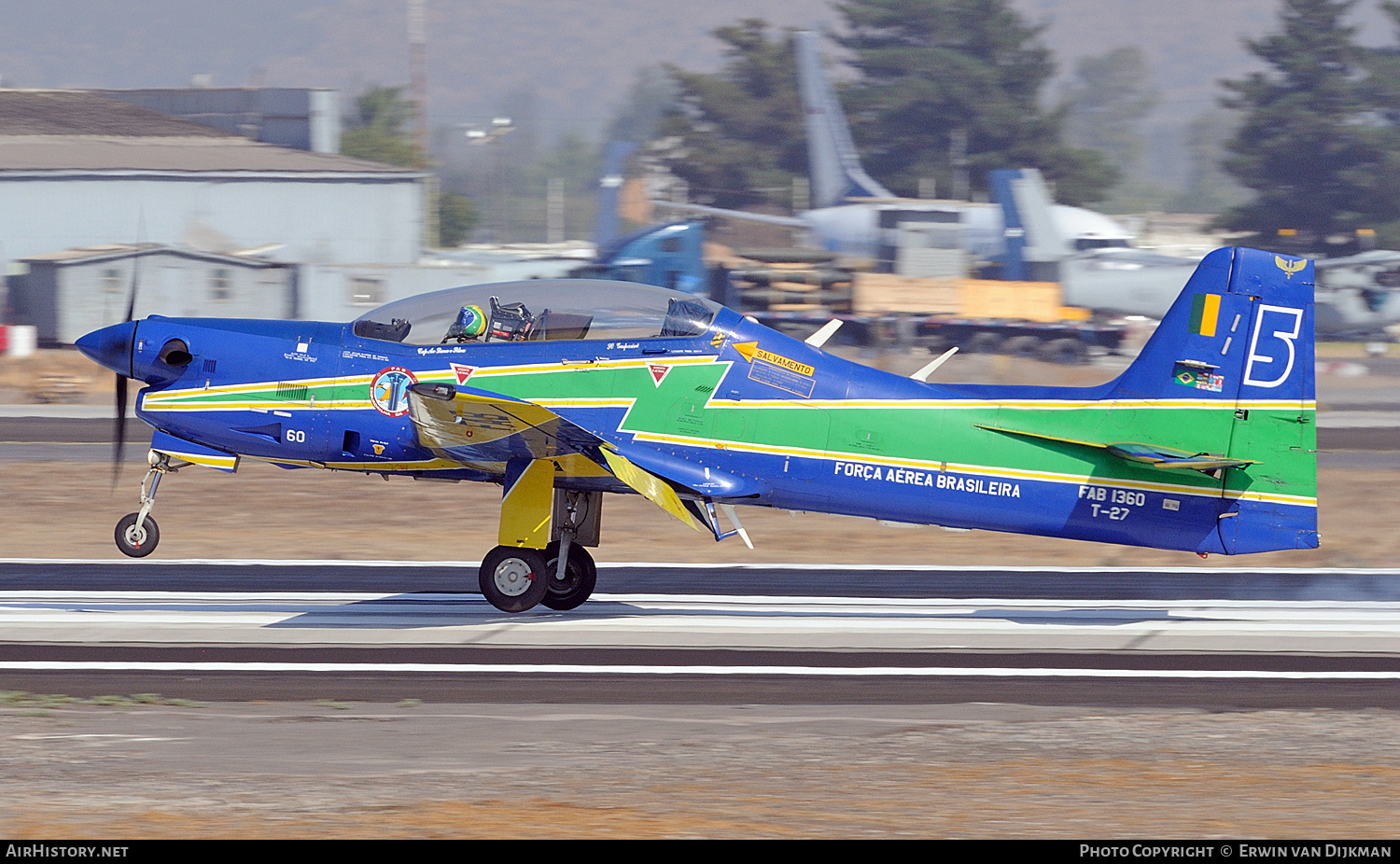Aircraft Photo of 1360 | Embraer T-27 Tucano | Brazil - Air Force | AirHistory.net #727355