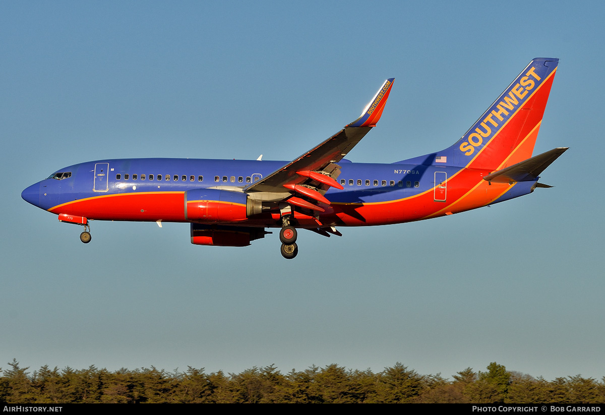 Aircraft Photo of N770SA | Boeing 737-7H4 | Southwest Airlines | AirHistory.net #727367