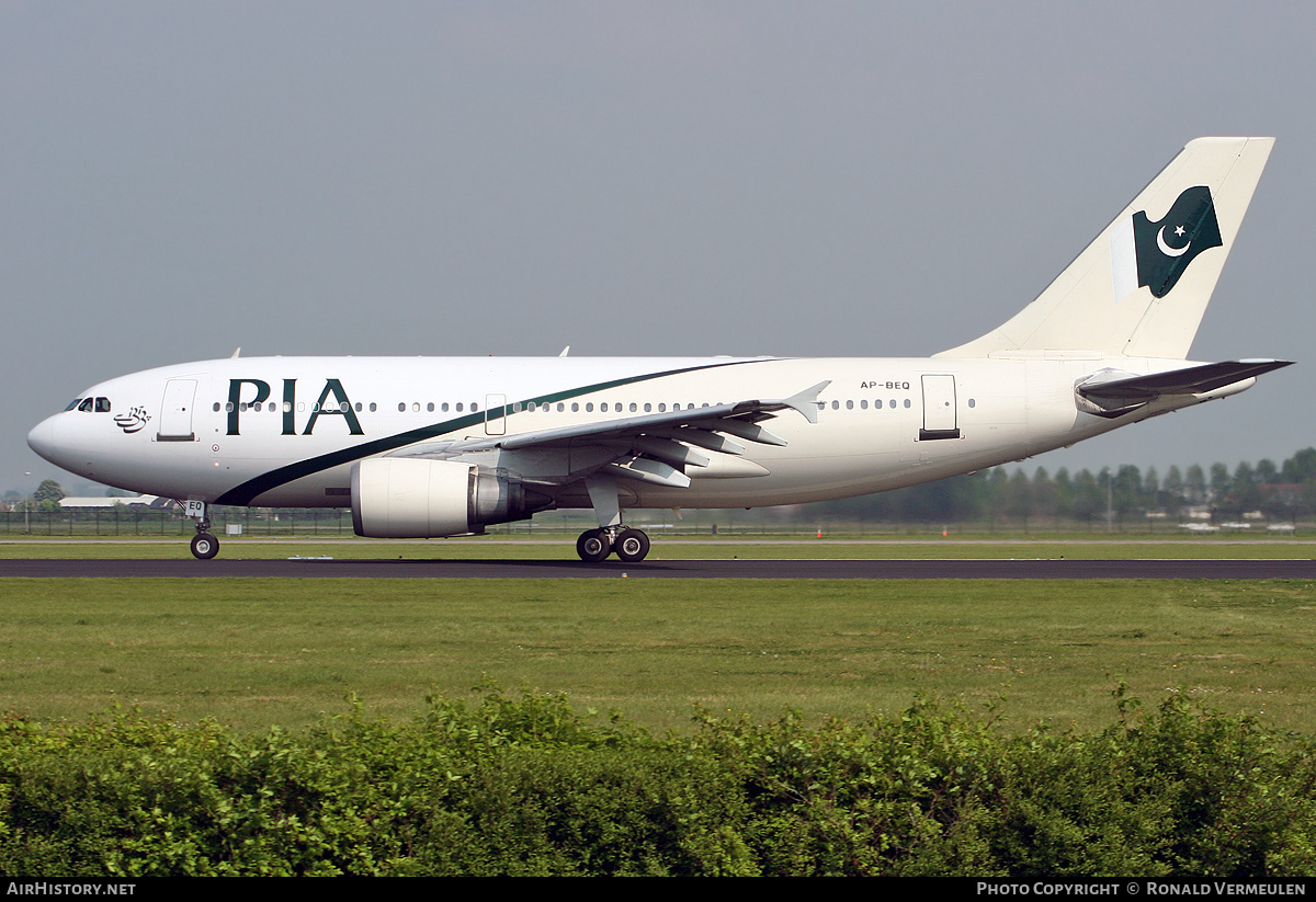 Aircraft Photo of AP-BEQ | Airbus A310-308 | Pakistan International Airlines - PIA | AirHistory.net #727407