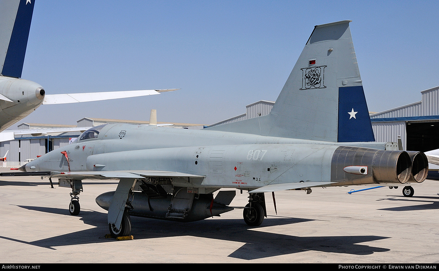 Aircraft Photo of 807 | Northrop F-5E Tigre III | Chile - Air Force | AirHistory.net #727418