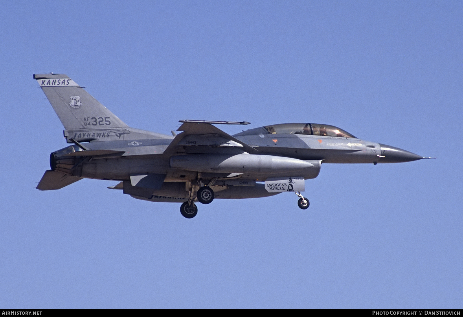 Aircraft Photo of 84-1325 / AF84-325 | General Dynamics F-16D Fighting Falcon | USA - Air Force | AirHistory.net #727431