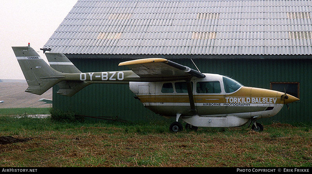 Aircraft Photo of OY-BZO | Cessna 337D Super Skymaster | Thorkild Balslev - Airborne Photography | AirHistory.net #727439