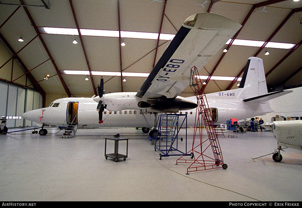 Aircraft Photo of OY-EBD | Fokker 50 | Newair Airservice | AirHistory.net #727445