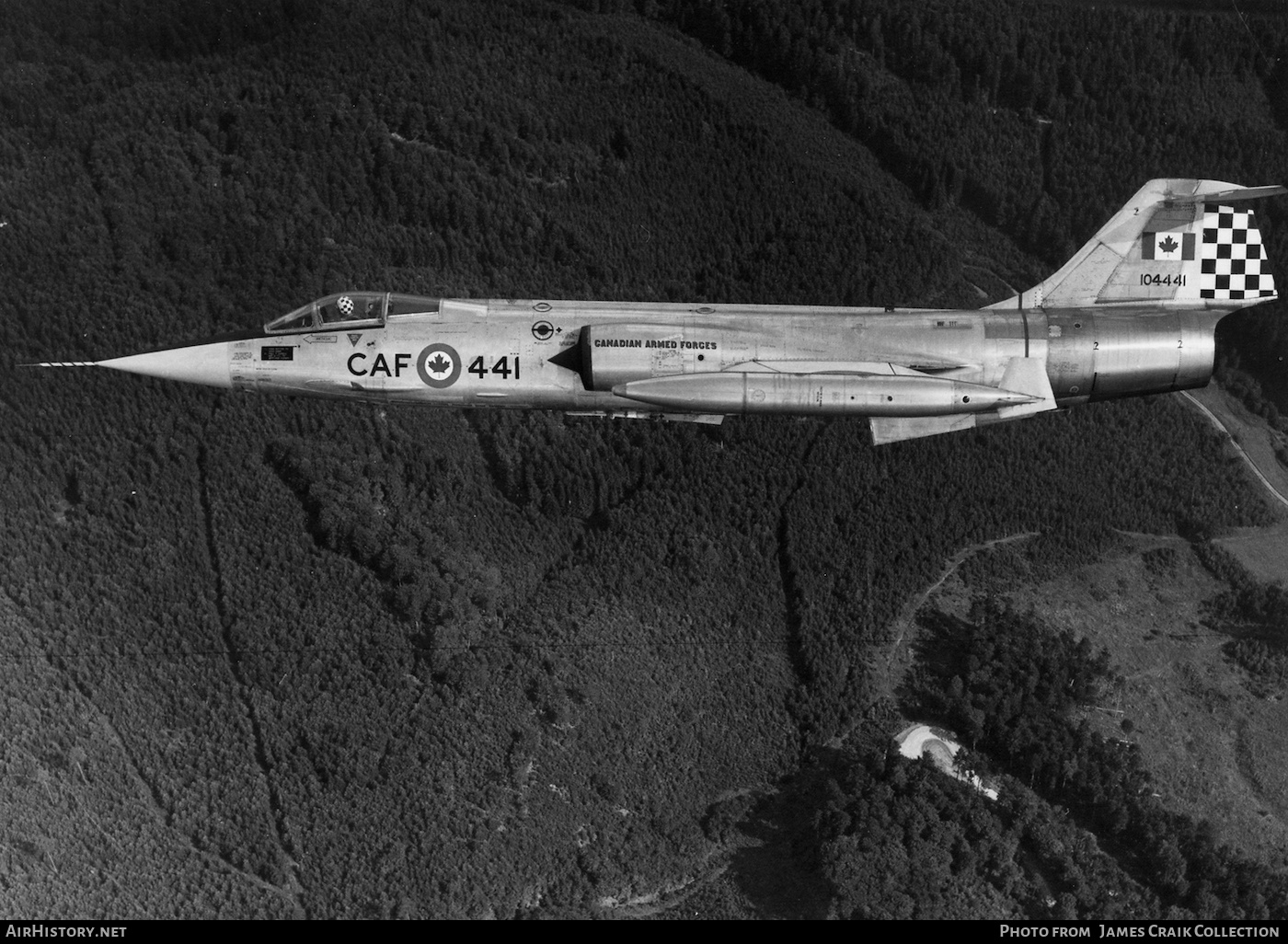 Aircraft Photo of 104841 / 104441 | Canadair CF-104 Starfighter | Canada - Air Force | AirHistory.net #727452