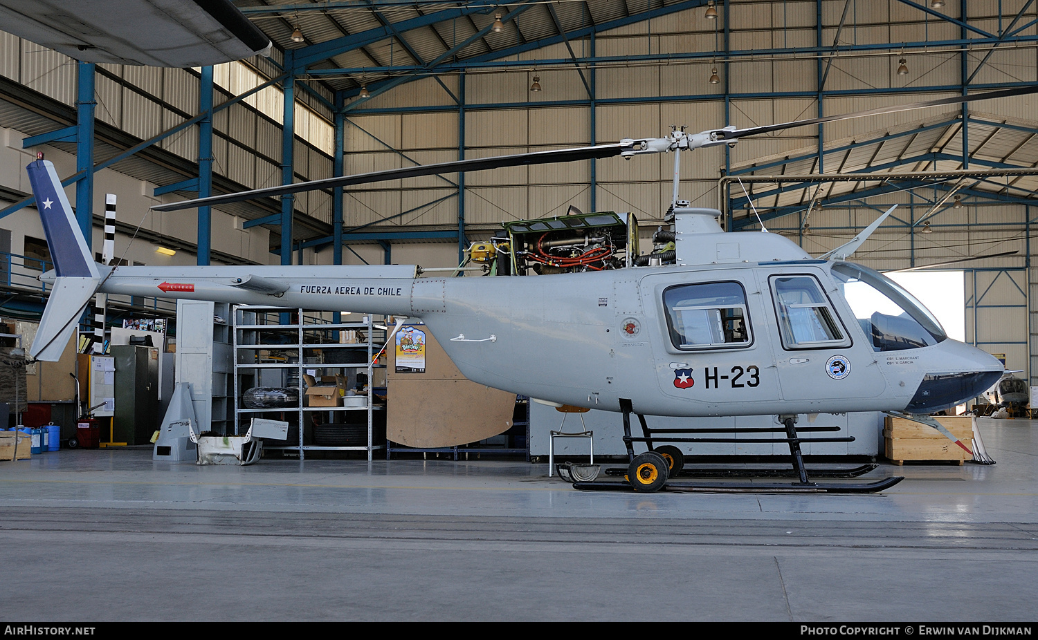 Aircraft Photo of H-23 | Bell 206B-3 JetRanger III | Chile - Air Force | AirHistory.net #727464