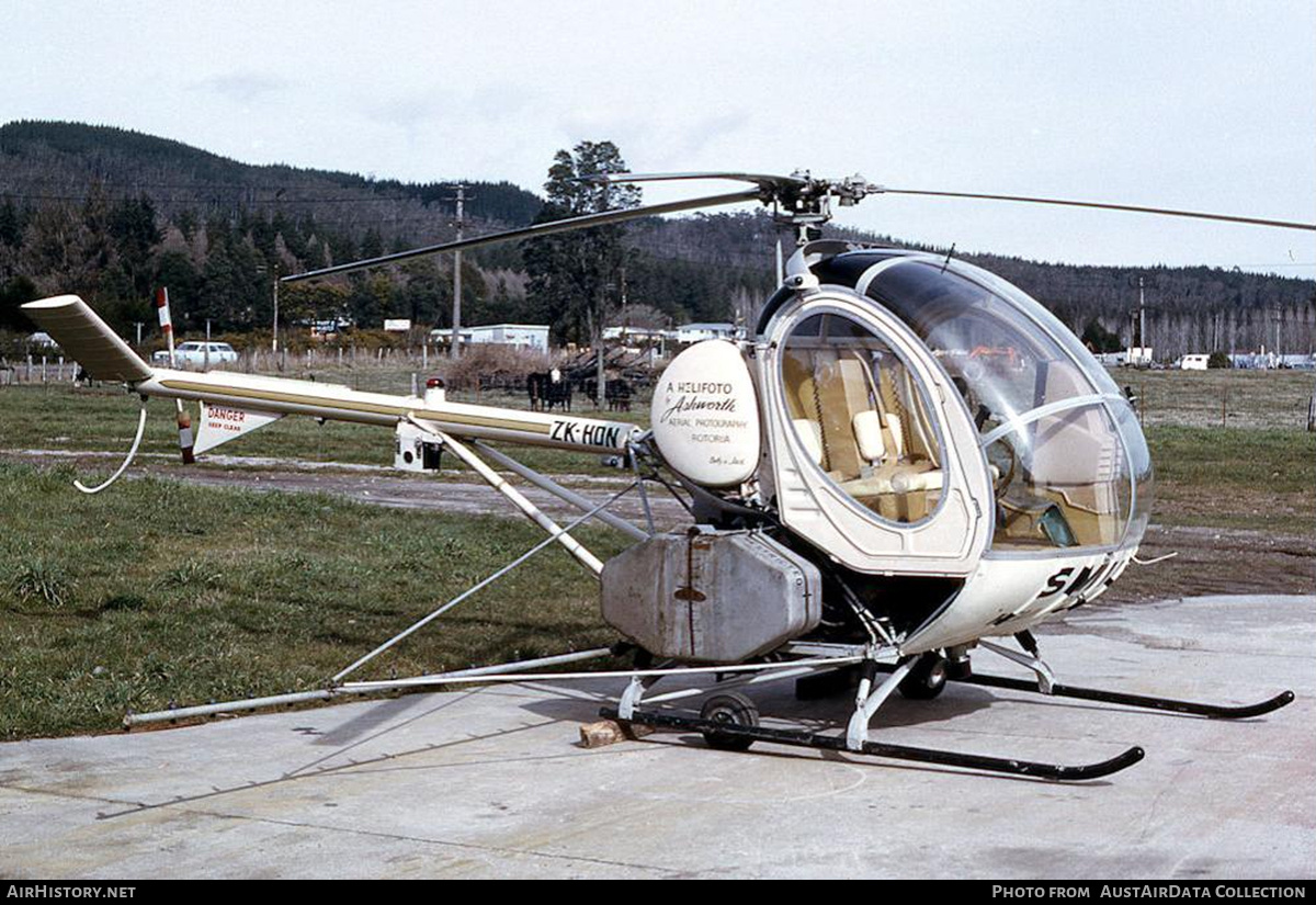 Aircraft Photo of ZK-HDN | Hughes 300 (269B) | Ashworth Aerial Photography | AirHistory.net #727475