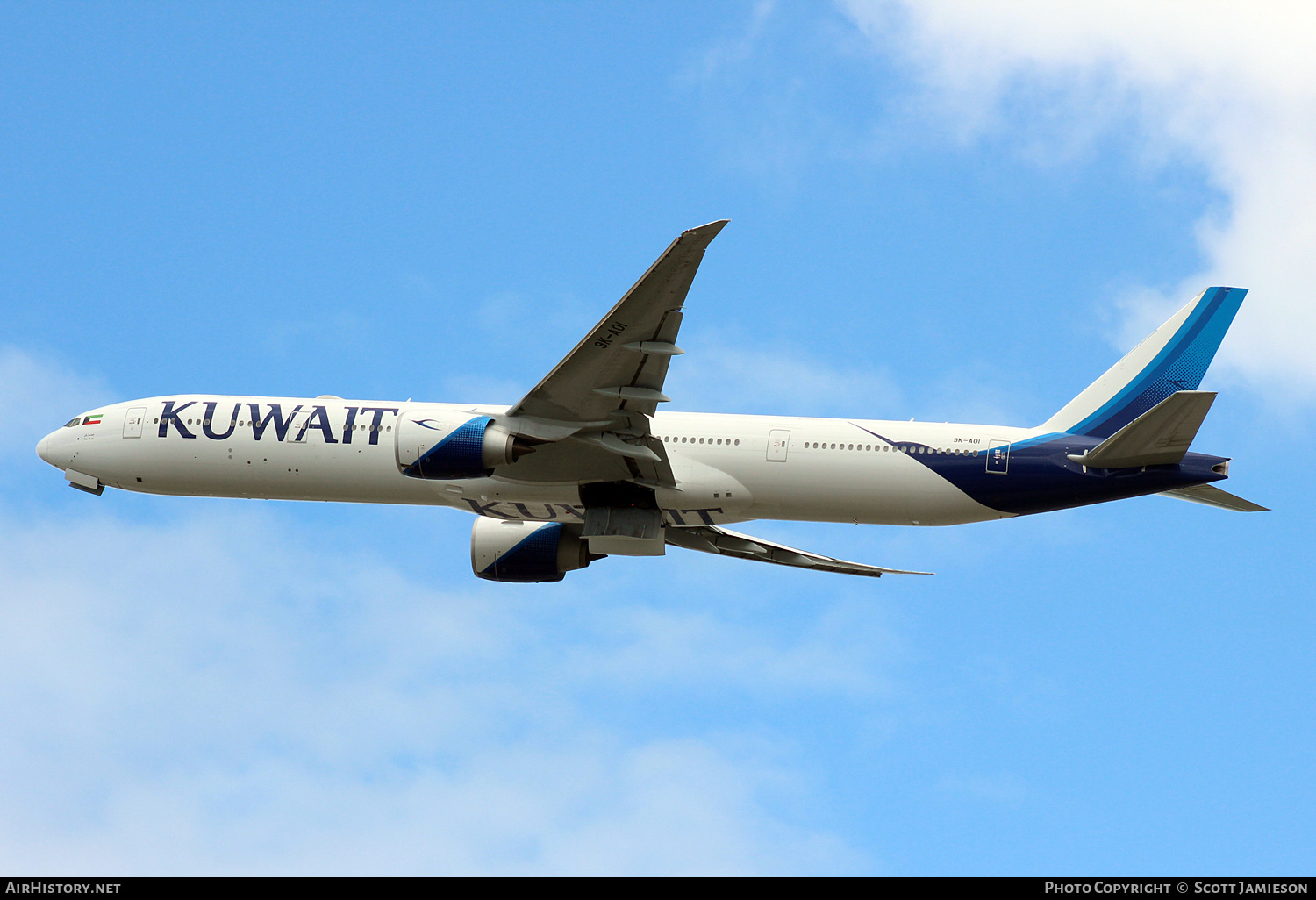 Aircraft Photo of 9K-AOI | Boeing 777-300/ER | Kuwait Airways | AirHistory.net #727505