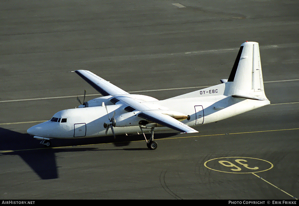Aircraft Photo of OY-EBC | Fokker F27-200 Friendship | Newair Airservice | AirHistory.net #727507