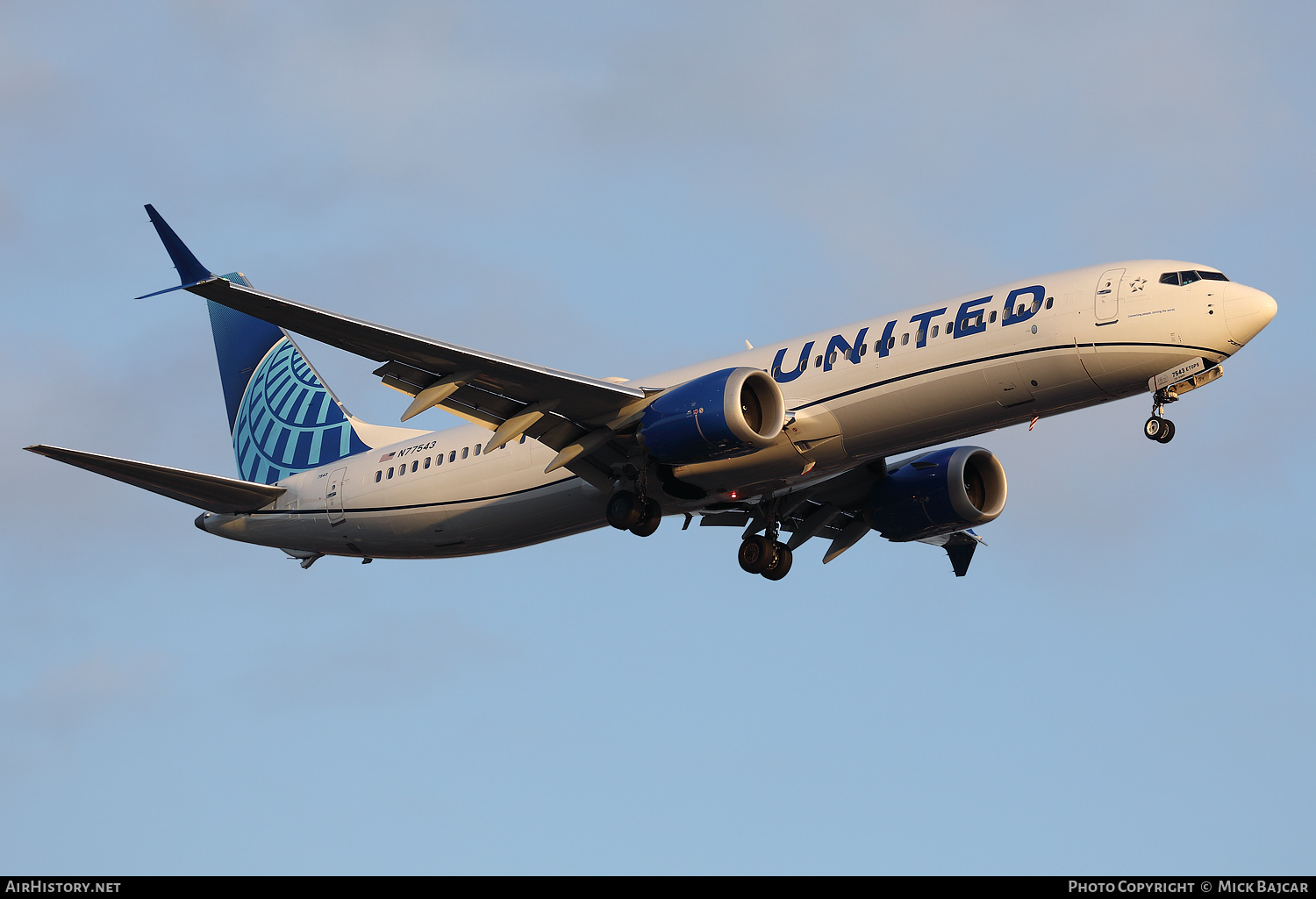 Aircraft Photo of N77543 | Boeing 737-9 Max 9 | United Airlines | AirHistory.net #727512