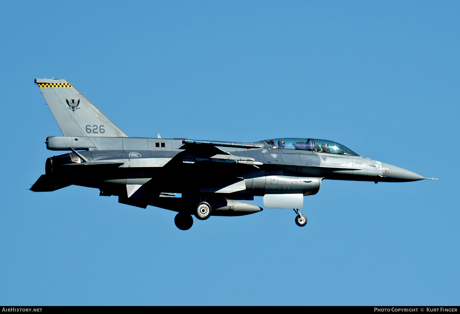 Aircraft Photo of 626 | General Dynamics F-16D Fighting Falcon | Singapore - Air Force | AirHistory.net #727517