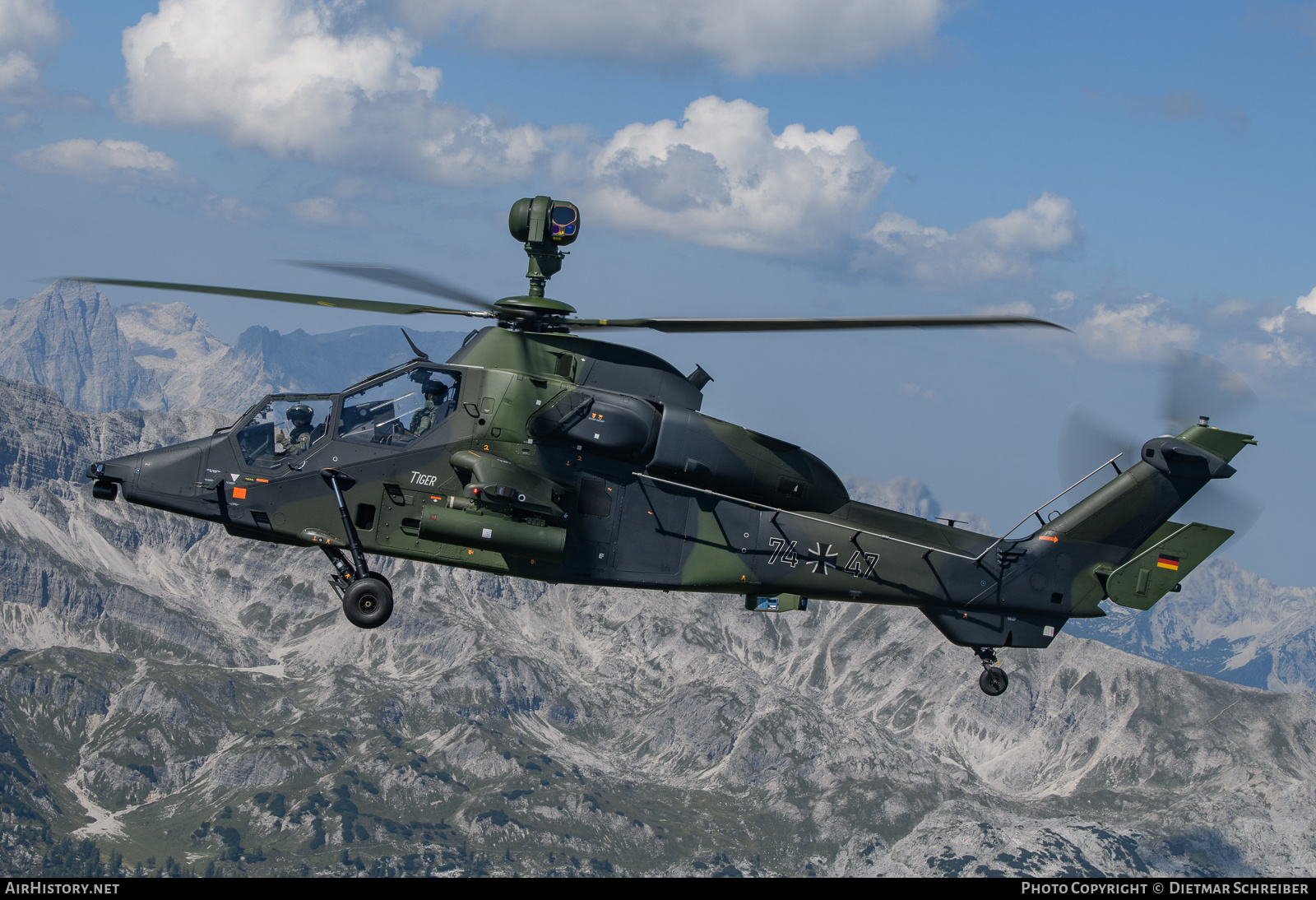 Aircraft Photo of 7447 | Eurocopter EC-665 Tiger UHT | Germany - Army | AirHistory.net #727524
