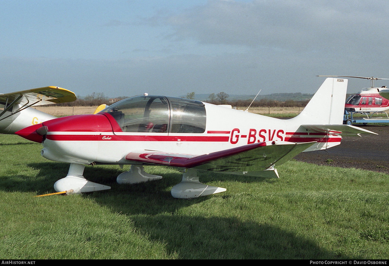 Aircraft Photo of G-BSVS | Robin DR-400-100 Cadet | AirHistory.net #727540