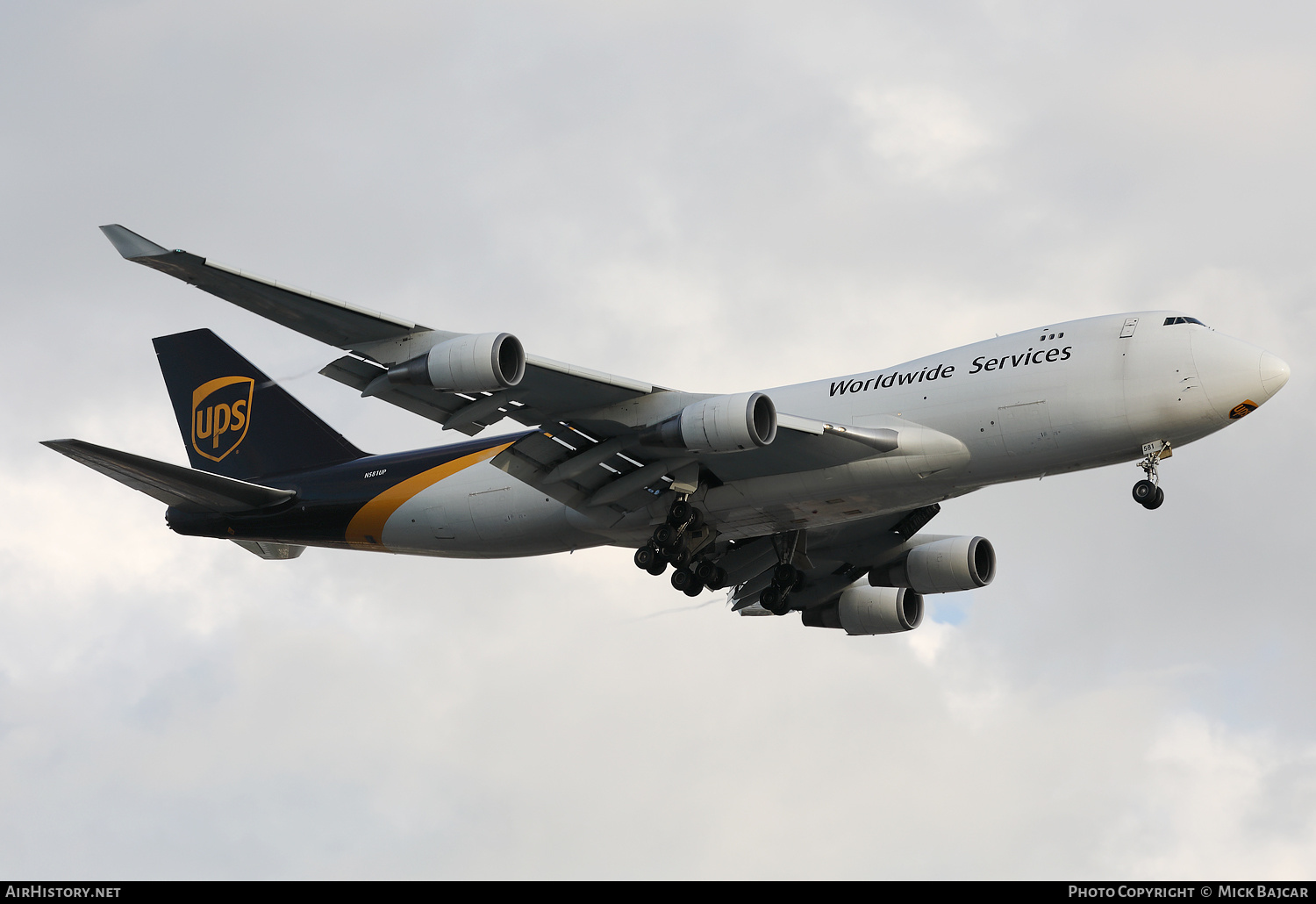 Aircraft Photo of N581UP | Boeing 747-4R7F/SCD | United Parcel Service - UPS | AirHistory.net #727611
