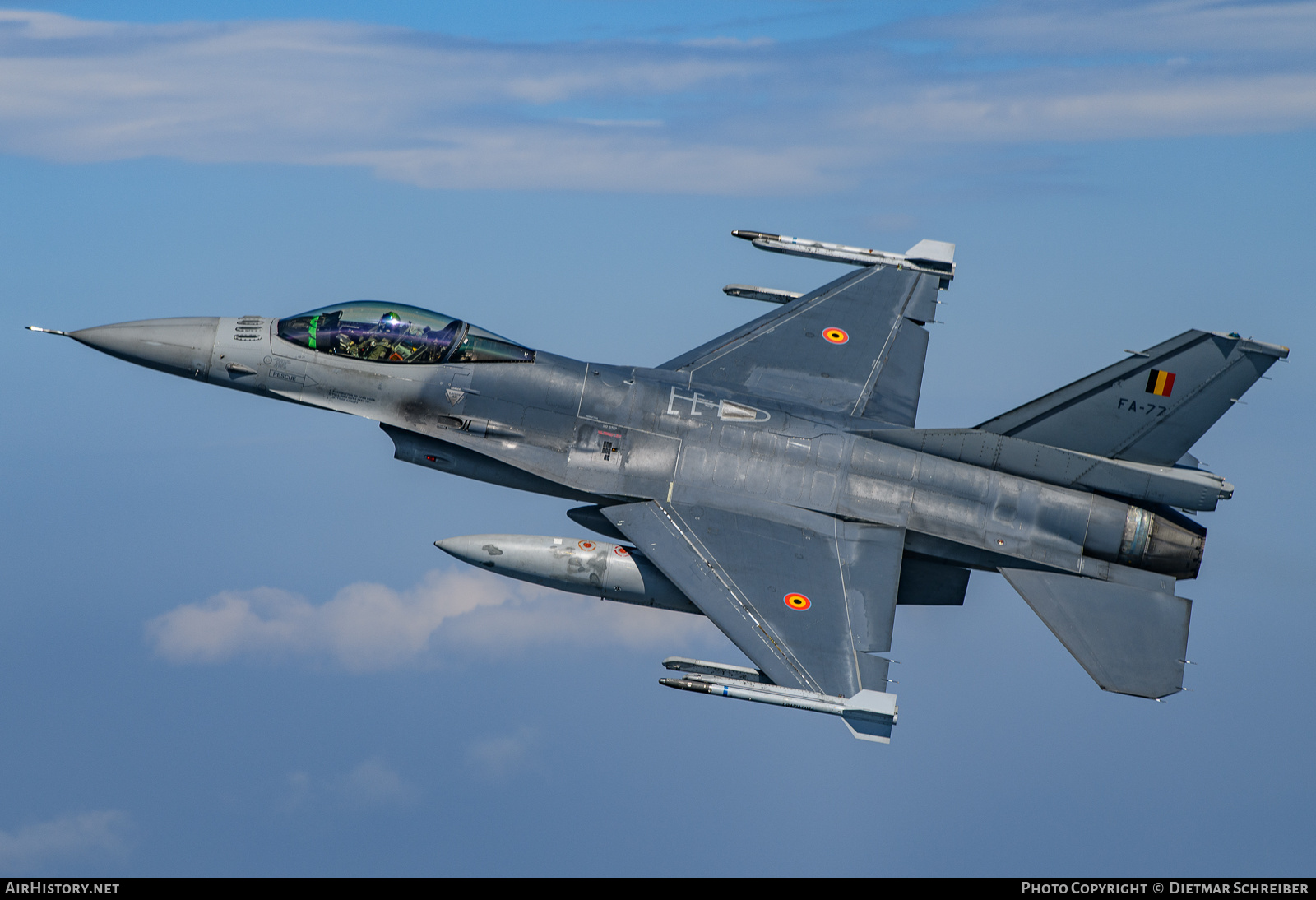 Aircraft Photo of FA-77 | General Dynamics F-16A Fighting Falcon | Belgium - Air Force | AirHistory.net #727617