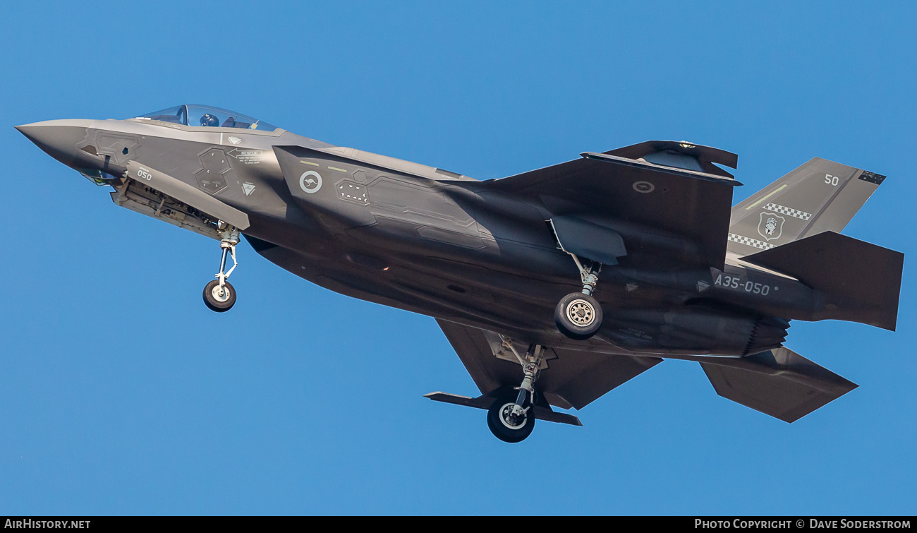 Aircraft Photo of A35-050 | Lockheed Martin F-35A Lightning II | Australia - Air Force | AirHistory.net #727620