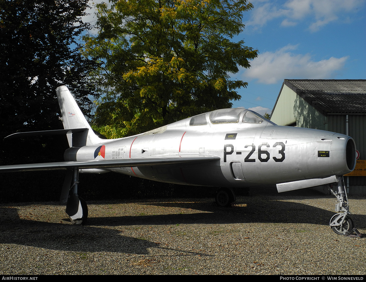 Aircraft Photo of P-263 | Republic F-84F Thunderstreak | Netherlands - Air Force | AirHistory.net #727626