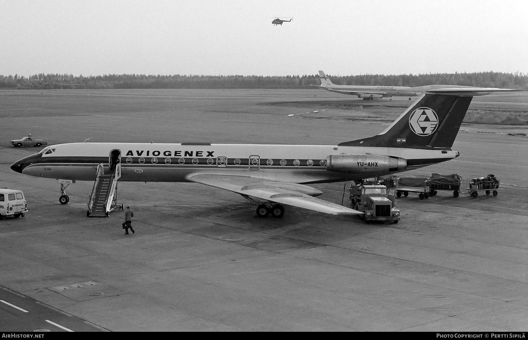 Aircraft Photo of YU-AHX | Tupolev Tu-134A | Aviogenex | AirHistory.net #727664