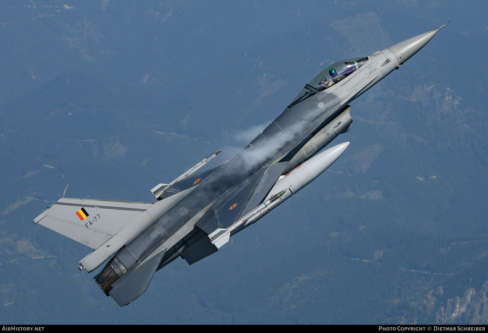 Aircraft Photo of FA-77 | General Dynamics F-16A Fighting Falcon | Belgium - Air Force | AirHistory.net #727665
