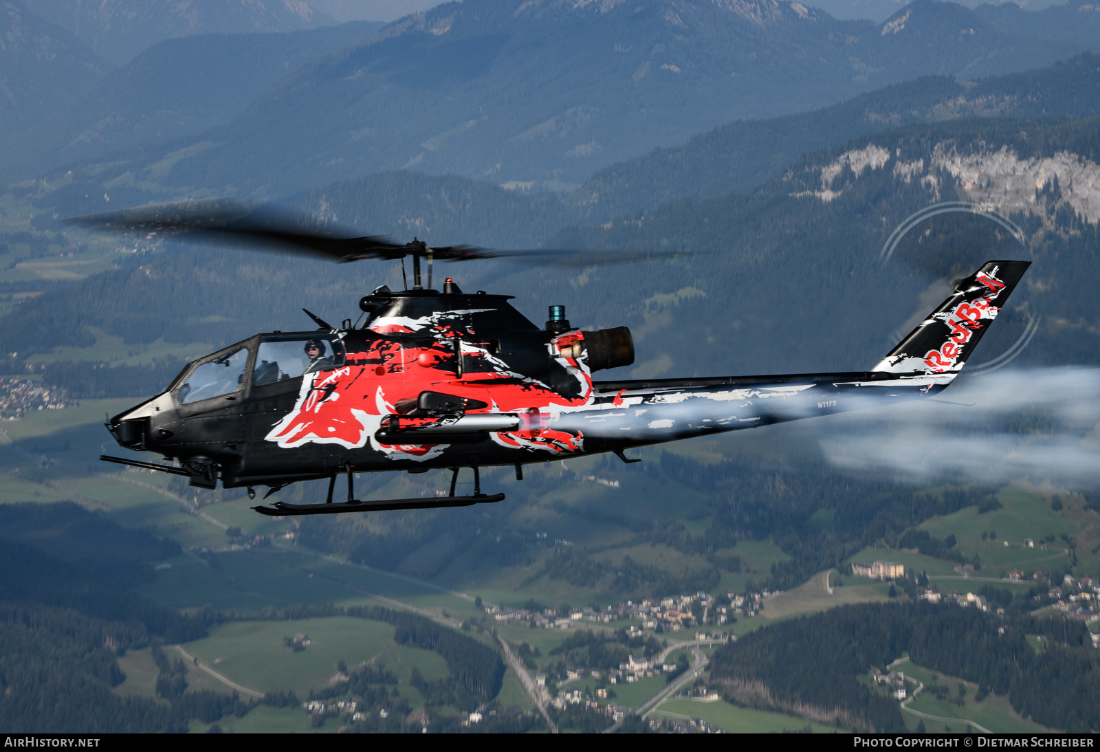 Aircraft Photo of N11FX | Bell AH-1G Cobra (209) | Red Bull | AirHistory.net #727666