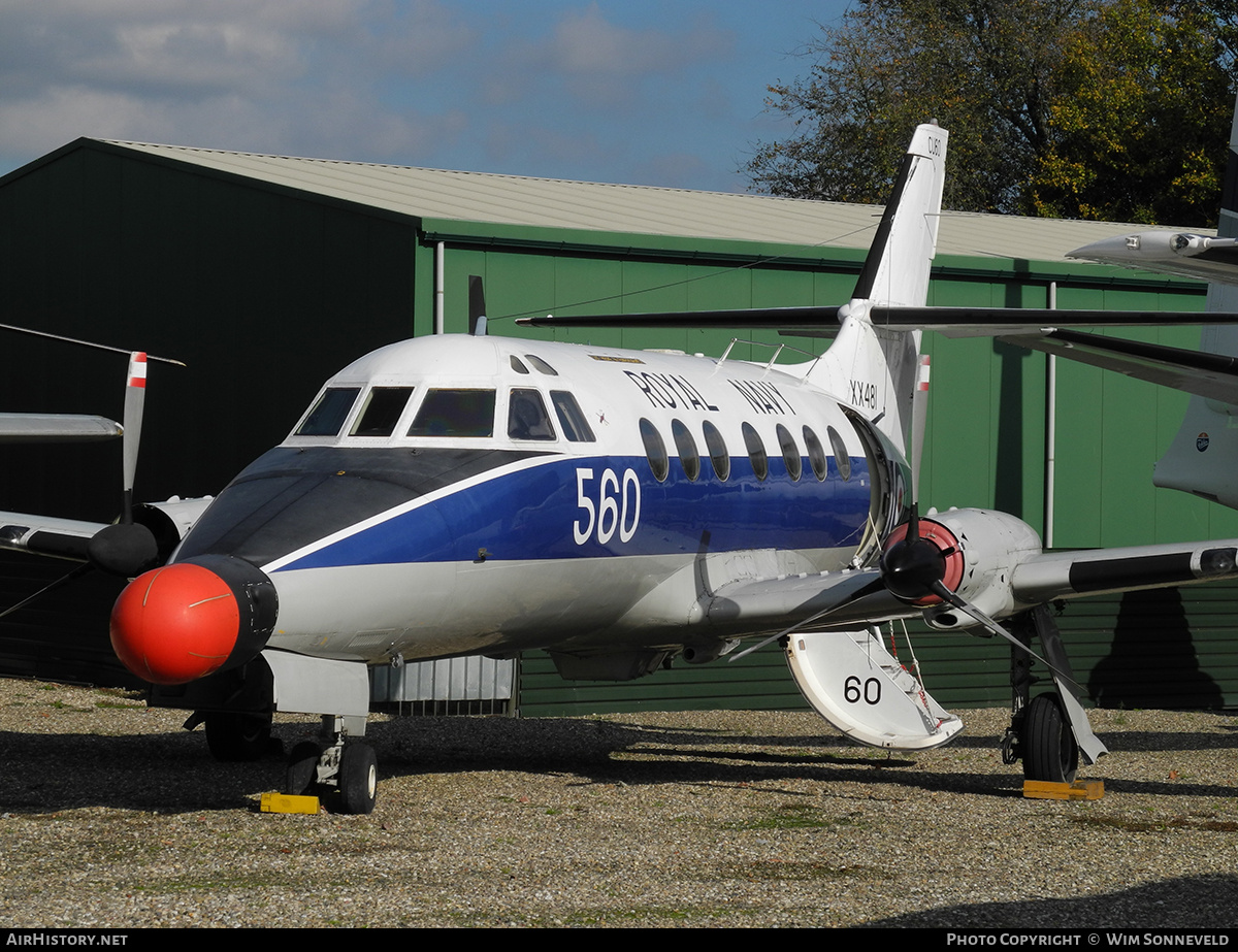 Aircraft Photo of XX481 | Scottish Aviation HP-137 Jetstream T2 | UK - Navy | AirHistory.net #727681