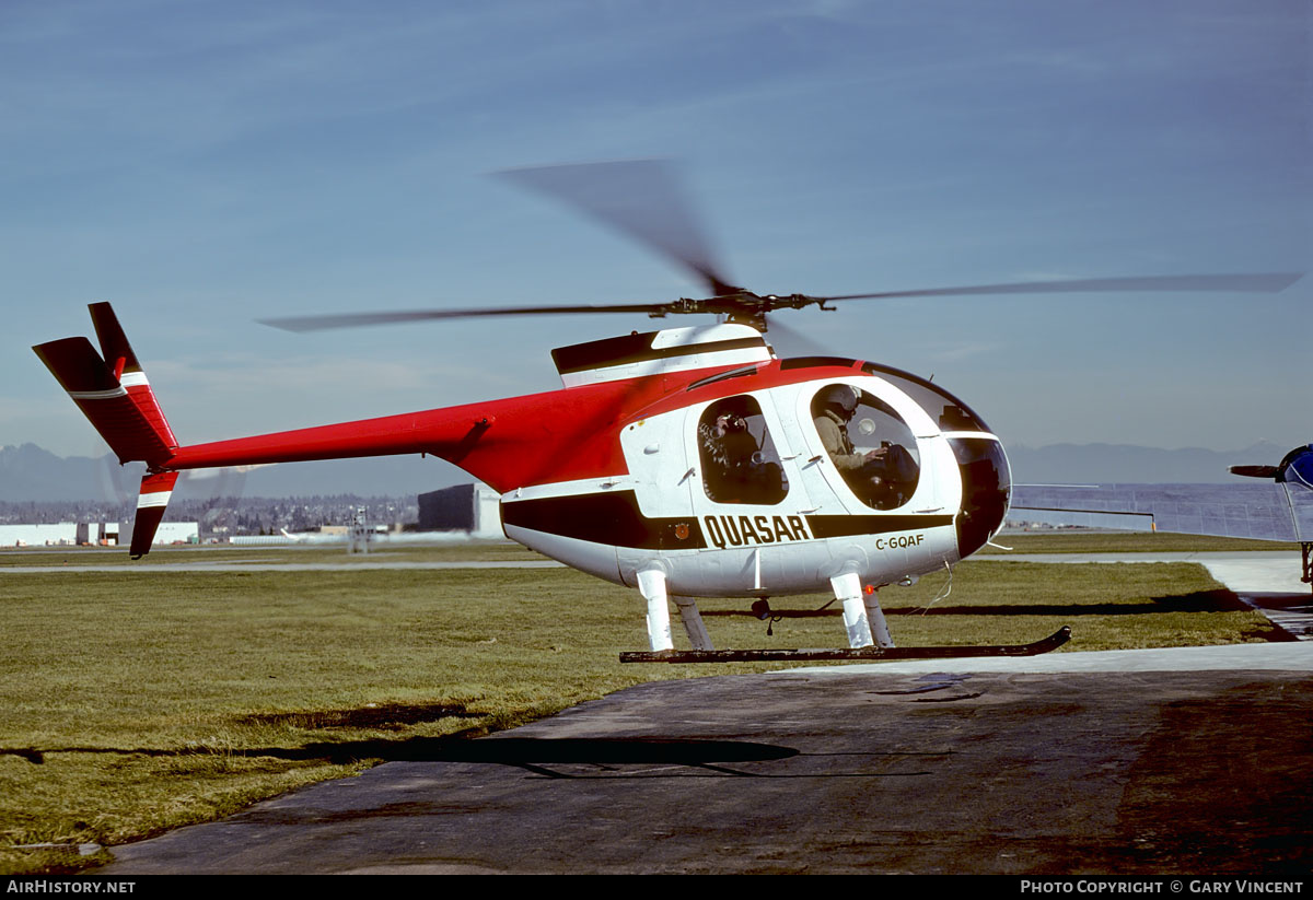 Aircraft Photo of C-GQAF | Hughes 500C (369HS) | Quasar Helicopters | AirHistory.net #727709