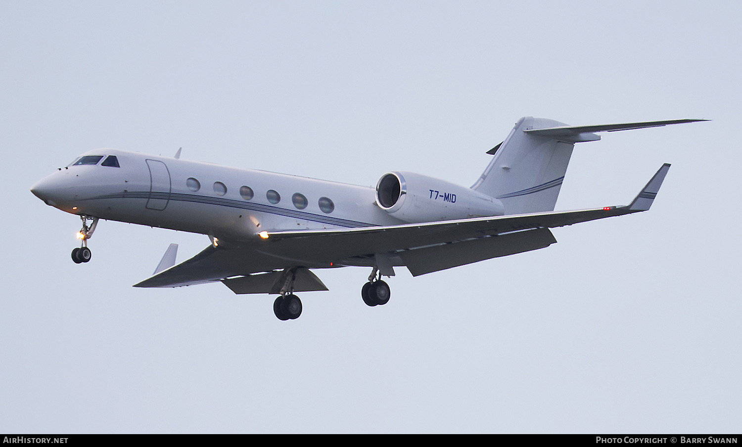 Aircraft Photo of T7-MID | Gulfstream Aerospace G-IV-X Gulfstream G450 | AirHistory.net #727769