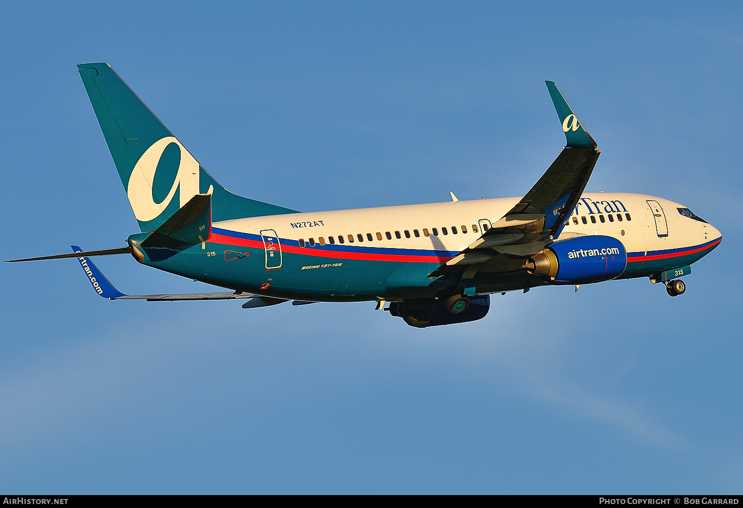 Aircraft Photo of N272AT | Boeing 737-7BD | AirTran | AirHistory.net #727823