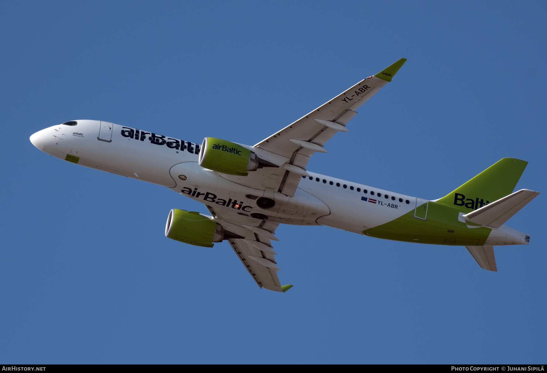 Aircraft Photo of YL-ABR | Airbus A220-371 (BD-500-1A11) | AirBaltic | AirHistory.net #727827