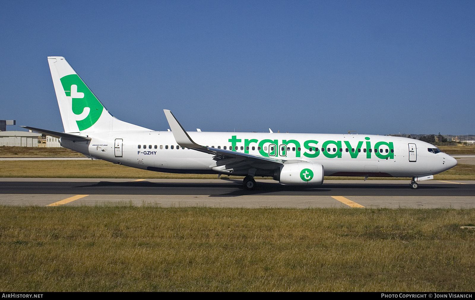 Aircraft Photo of F-GZHY | Boeing 737-8K2 | Transavia | AirHistory.net #727835