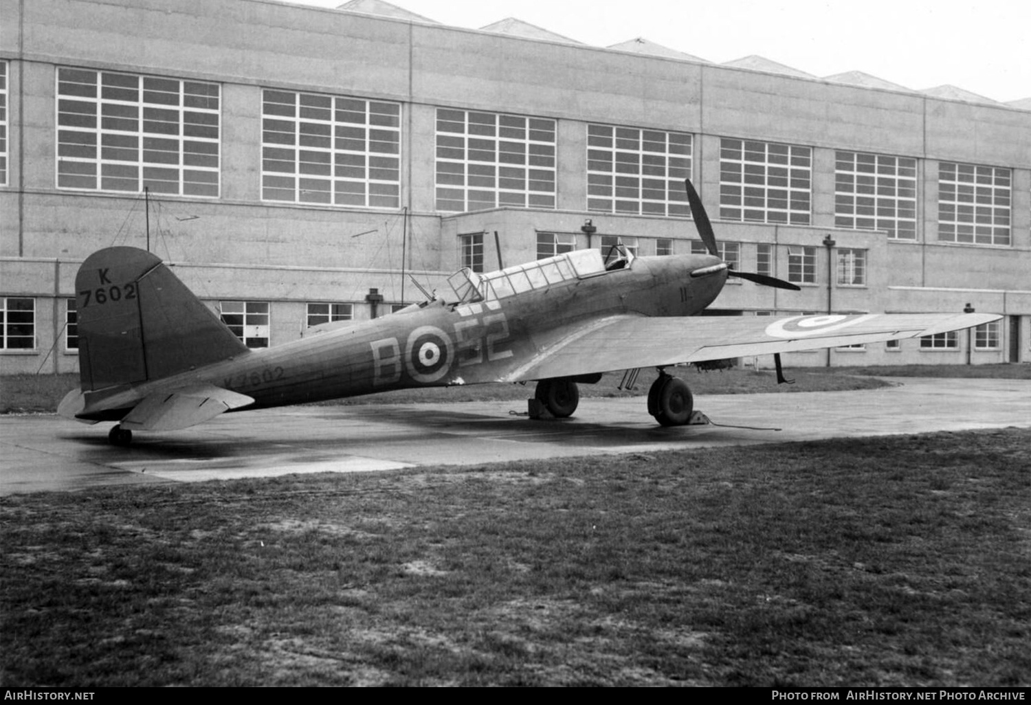 Aircraft Photo of K7602 | Fairey Battle Mk.I | UK - Air Force | AirHistory.net #727843
