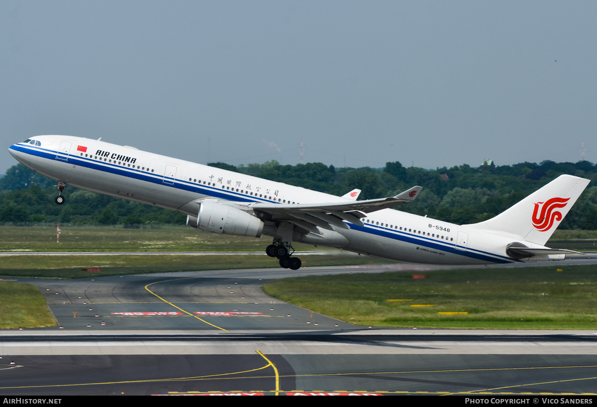 Aircraft Photo of B-5948 | Airbus A330-343E | Air China | AirHistory.net #727870