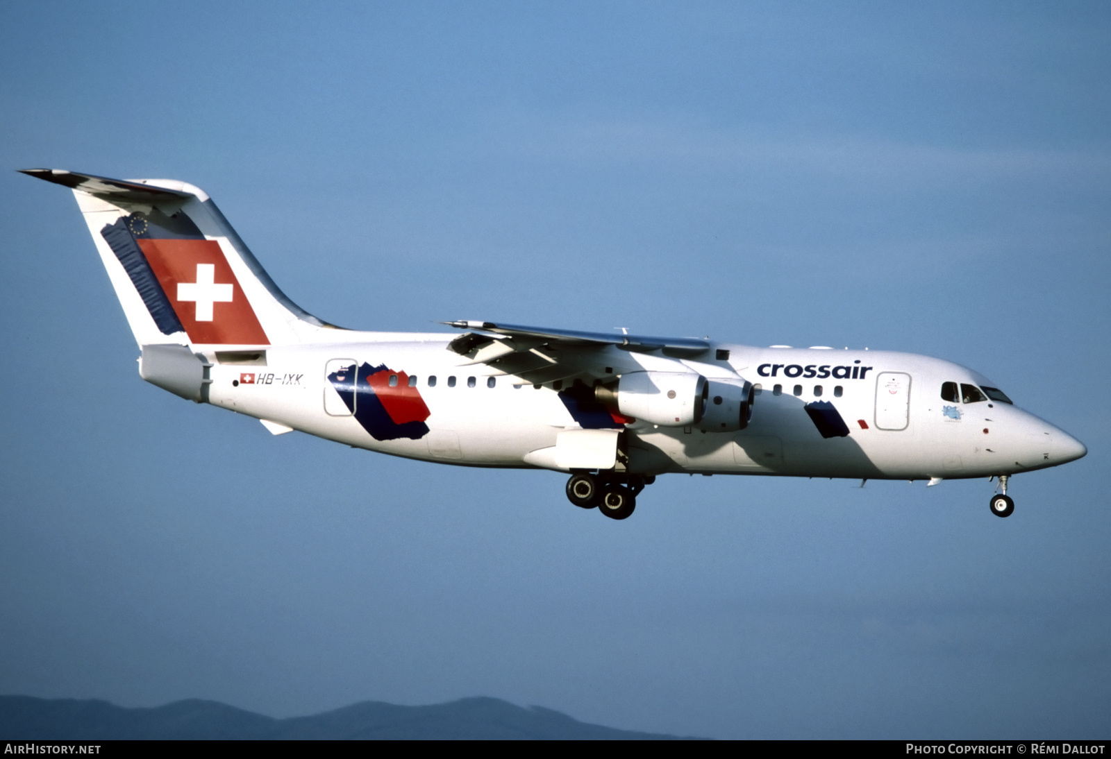 Aircraft Photo of HB-IXK | British Aerospace Avro 146-RJ85 | Crossair | AirHistory.net #727915