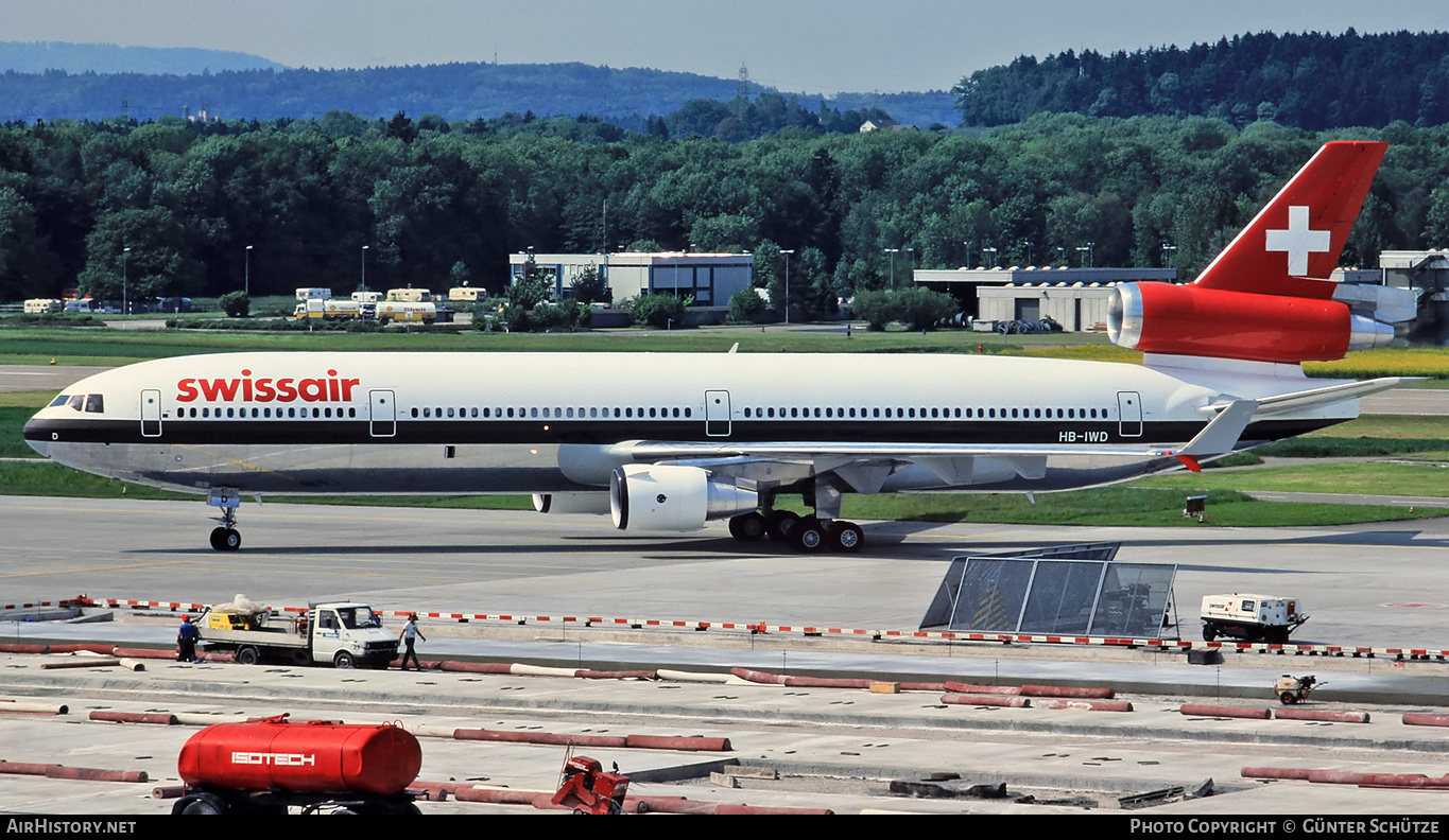 Aircraft Photo of HB-IWD | McDonnell Douglas MD-11 | Swissair | AirHistory.net #727929